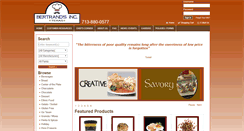 Desktop Screenshot of bertrandsinc.com
